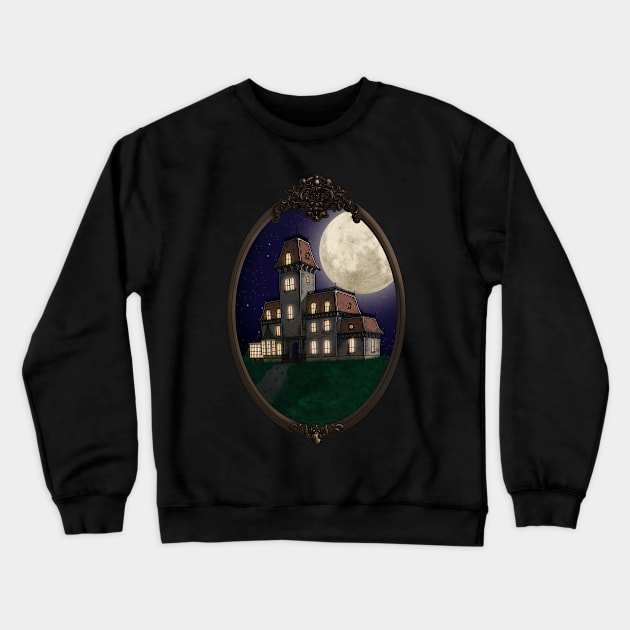 Addams Manor ~ The Addams Family Crewneck Sweatshirt by Ruxandas